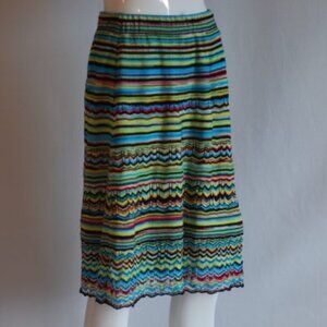 Missoni Bright Chevron Knit Casual Skirt - Italy